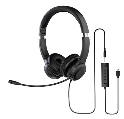 Acer Office Headset, 3,5 mm Jack / USB s