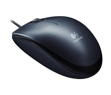 AKCE_myš Logitech M90 optická, tmavá,