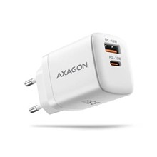 AXAGON ACU-PQ33W GaN nabíječka do sítě 33W, USB-A + USB-C, pro telefony a tablety