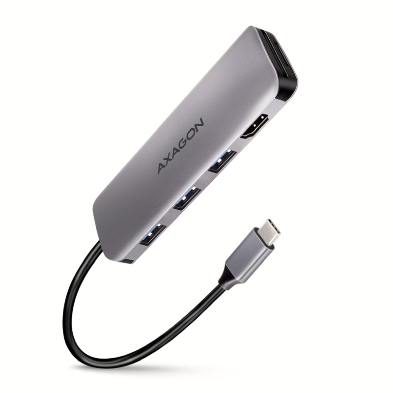 AXAGON HMC-HCR3A, USB 3.2 Gen 1 hub, porty 3x
