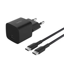 Belkin BOOST CHARGE™ 25W USB-C Power Delivery PPS nástěnná nabíječka + 1m USB-C na USB-C kabel, černá