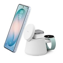Belkin UltraCharge 25w Qi2 3in1 Modular Charging Dock, White