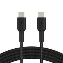 Belkin USB-C na USB-C kabel, 1m, černý - odolný