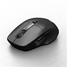 C-TECH myš WLM-13 Dual mode, bezdrátová, BT5.0 + 2,4GHz, 1600DPI, 6 tlačítek, USB nano receiver, černá