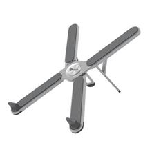 C-TECH Stojan na notebook Quallis NTS-100, do 15.6", stavitelný, skládací, hliníkový