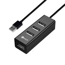 C-TECH UHB-U2, USB HUB 4x USB 2.0, černá