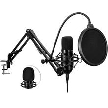 CONNECT IT ProMIc USB Mikrofon se stolním ramenem, černý