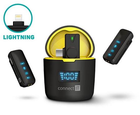 CONNECT IT Wireless mikrofon ClipMic Pro