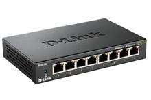 D-Link 8-port 10 / 100 / 1000 Gigabit Metal Housing Desktop Switch - DGS-108