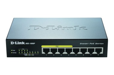 D-Link DGS-1008P/E 8-port 10/100/1000 Desktop