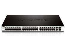 D-Link DGS-1210-52 L2/L3 Smart+ switch, 48x GbE, 4x RJ45/SFP, fanless