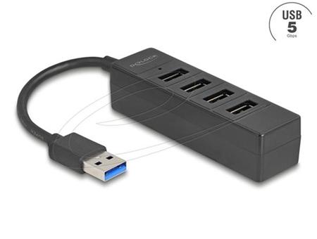 Delock 4 portový USB Hub, USB 5 Gbps, se 4 x