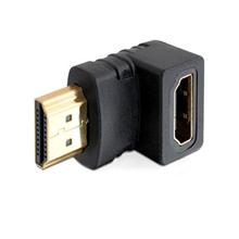 Delock adaptér HDMI A samec/samice, pravoúhlý, dolů