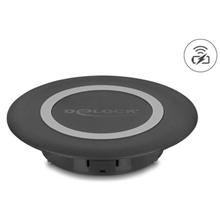 Delock Bezdrátová rychlonabíječka 15 W pro stolní montáž černá