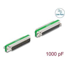 Delock Filtr RF/EMI k potlačování interference, z 37 pinového zástrčkového konektoru D-Sub na zásuvkový konektor