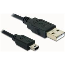 Delock kabel USB 2.0 A-samec > USB mini-B 5-pin samec, 0,7 metru