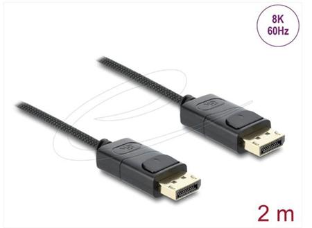 Delock Koaxiální kabel DisplayPort 8K 60 Hz s