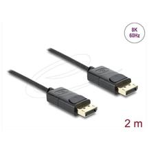 Delock Koaxiální kabel DisplayPort 8K 60 Hz s pleteným opláštěním 2 m