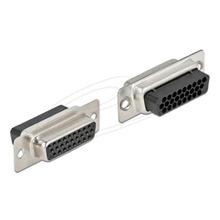 Delock Konektor D-Sub HD, samice, zástrčkový, 26-pinový, kovový, 2 kusy