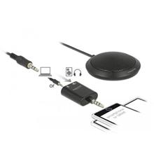 Delock Konferenční stolní mikrofon všesměrový pro konferenci s 3,5 mm stereo jack samec 3 pin