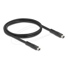 Delock Mini DisplayPort kabel 16K 60 Hz 80 Gbps 1 m, černý
