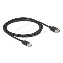 Delock USB 2.0 prodlužovací kabel EASY USB Type-A samec na EASY USB Type-A samice 2 m, černý