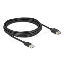 Delock USB 2.0 prodlužovací kabel EASY USB Type-A samec na EASY USB Type-A samice 5 m, černý