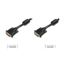 Digitus DVI connection cable, DVI(24+1), 2x ferrit M/M, 2.0m, DVI-D Dual Link, bl