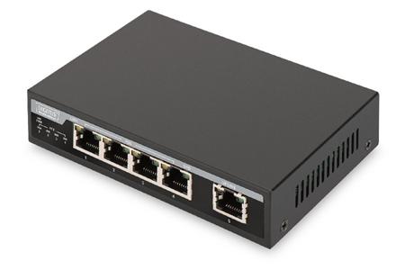 Digitus Gigabit Desktop PoE af/at 4-Port Switch