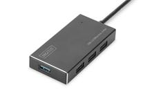 DIGITUS Hub USB 3.0, 7 portů vč. Napájecí zdroj 5V / 3,5A Hliníkový kryt