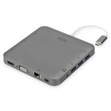 DIGITUS Univerzální dokovací stanice , USB-C, 11