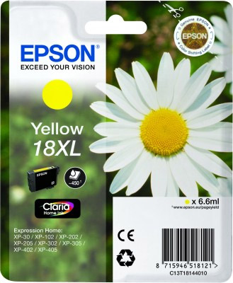EPSON cartridge T1814 yellow (sedmikráska)