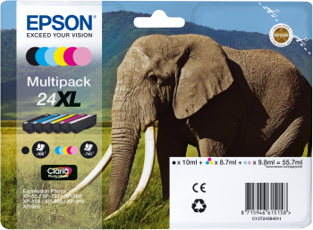 EPSON cartridge T2438 (magenta/cyan/yellow/light