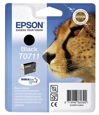 Epson Singlepack Black T0711 DURABrite Ultra