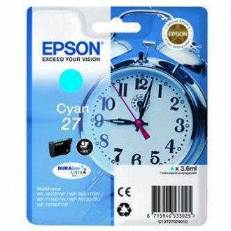 Epson Singlepack Cyan 27 DURABrite Ultra