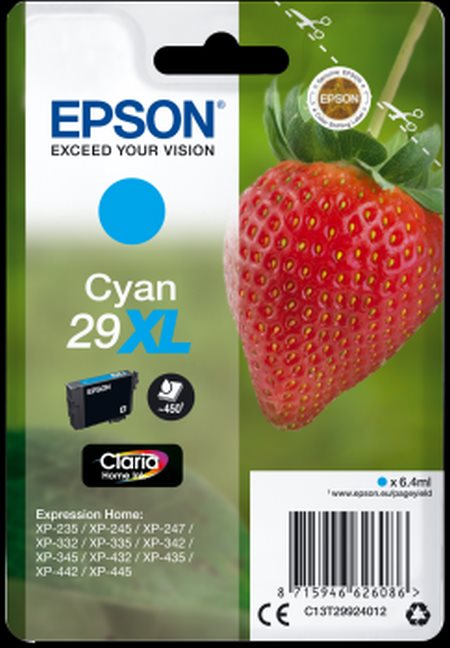 Epson Singlepack Cyan 29XL Claria Home