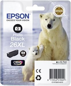 Epson Singlepack Photo Black 26XL Claria Prem
