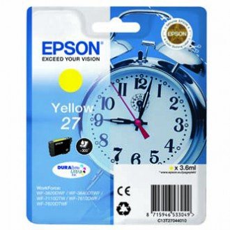 Epson Singlepack Yellow 27 DURABrite Ultra