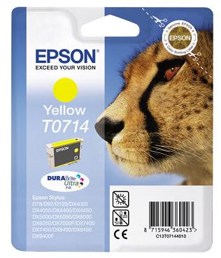 Epson Singlepack Yellow T0714 DURABrite Ultra
