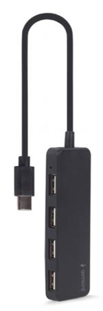 GEMBIRD 4portový USB hub s konektorem typu C – 4×