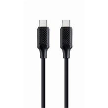 GEMBIRD CABLEXPERT Kabel USB PD (Power Delivery), 100W, Type-C na Type-C kabel (CM/CM), 1,5m, datový a napájecí, černý