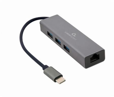 Gembird Gigabitový síťový adaptér USB-C s