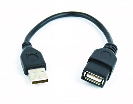 GEMBIRD Kabel USB A-A 15cm 2.0 prodlužovací HQ
