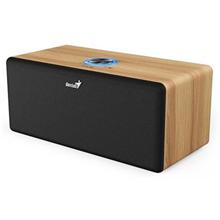 Genius SP-HF505BT, Reproduktor, 20W, Bluetooth 5.3, AUX vstup, sluchátkový výstup, ovládání hlasitosti, světlé dřevo