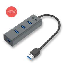 i-Tec  USB 3.0 Metal pasivní 4 portový HUB bez napájecího adaptéru 