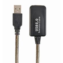 Kabel CABLEXPERT USB 2.0 aktivní prodlužka, 10m, černá