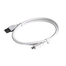 Kabel CABLEXPERT USB A Male/Micro B Male 2.0, 0,5m, White, High Quality