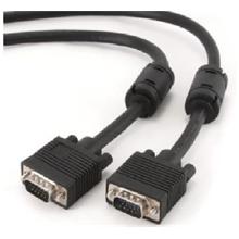 Kabel GEMBIRD C-TECH přípojný k mon 15M/15M VGA 30m stíněný extra, ferrity BLACK