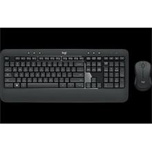 Logitech klávesnice s myší Wireless Combo MK540 ADVANCED, CZ/SK, USB, unifying přijímač, silent, černá