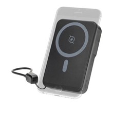 Nedis PBKWL25W525BK - Powerbanka |10000 mAh | 35 W | Bezdrátový nabíjecí výkon: 25 W | 3.0 A |